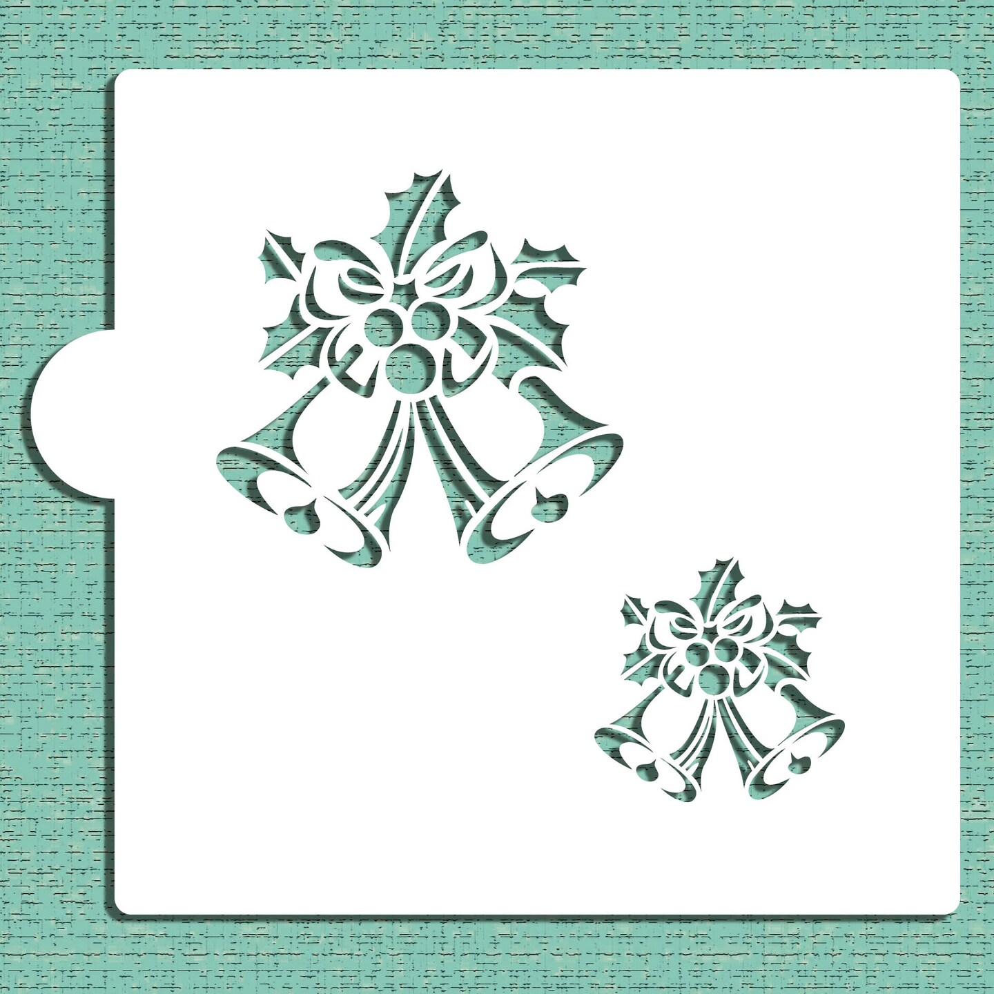 Winter Bells Cookie & Craft Stencil CM072 by Designer Stencils