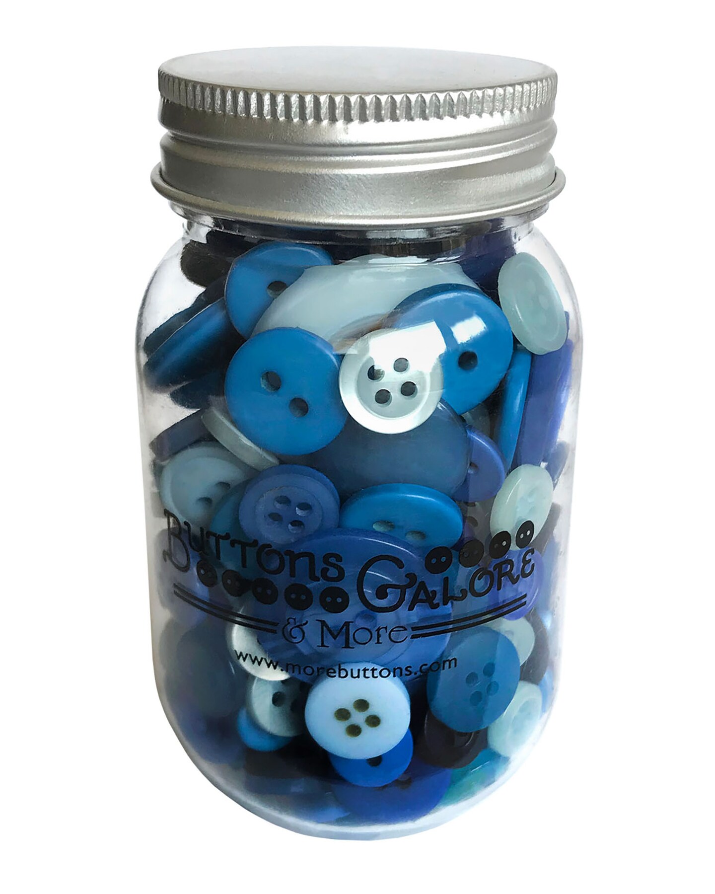 Buttons Galore Mason Jar Colorful Craft &#x26; Sewing Buttons