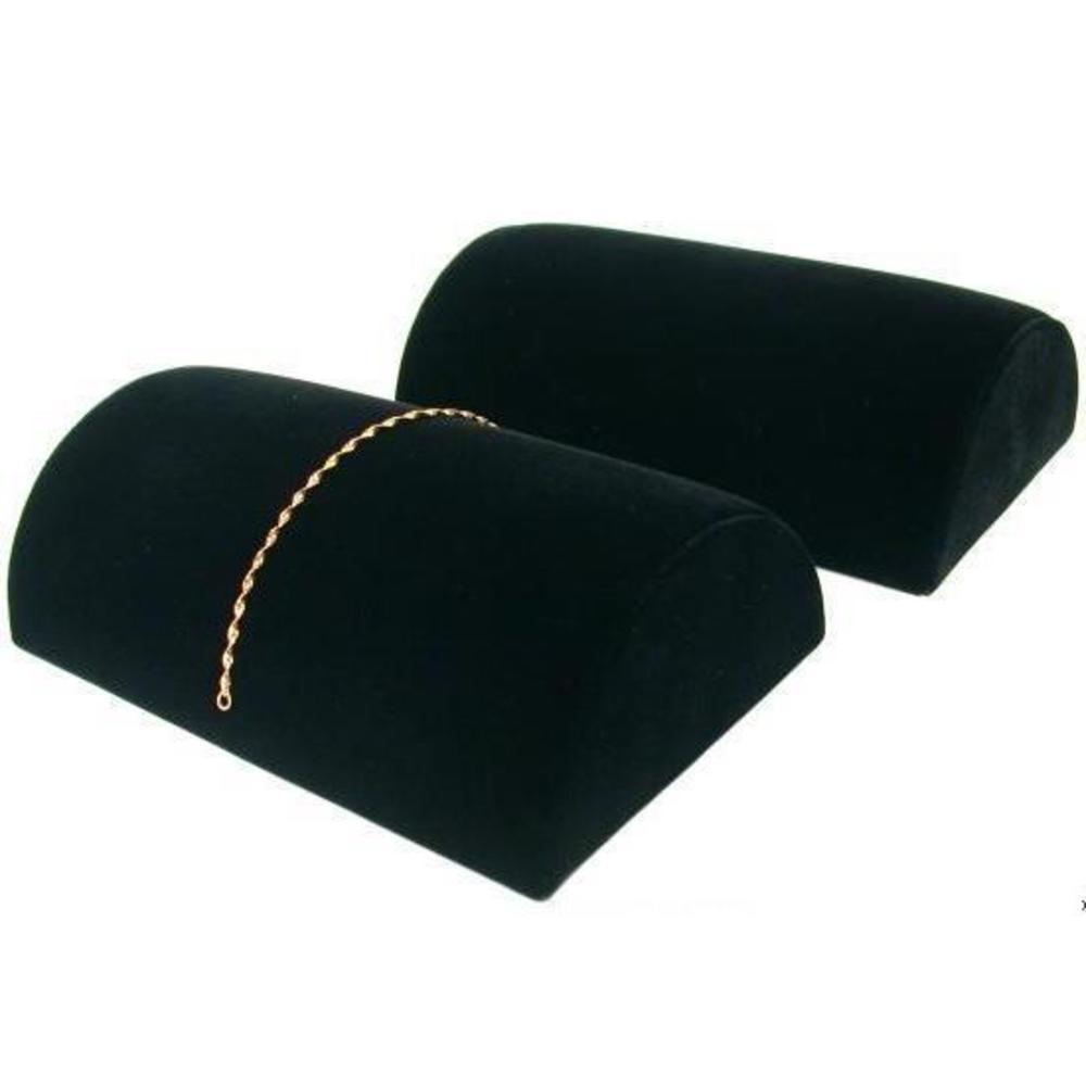 2 Black Velvet Bracelet Displays 8&#x22;