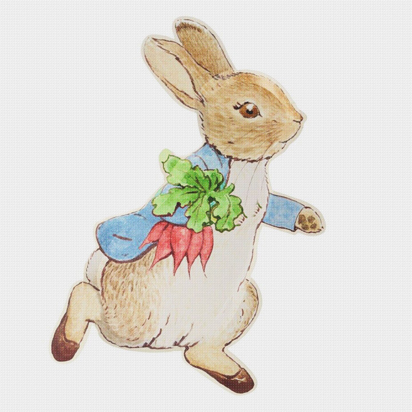 Beatrix Potter Peter Rabbit Brings Carrots Home Counted Cross Stitch Pattern