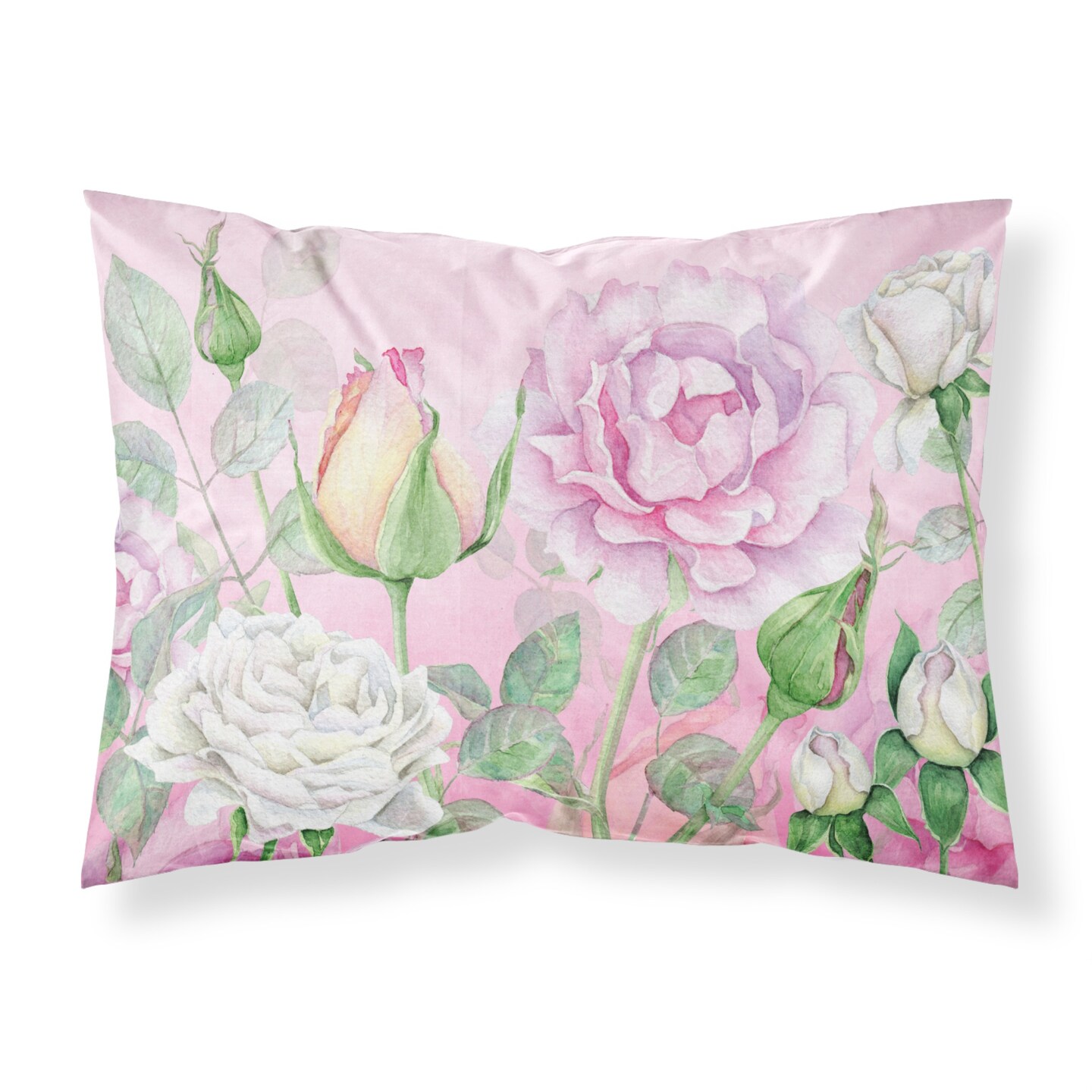 Rose Garden Fabric Standard Pillowcase