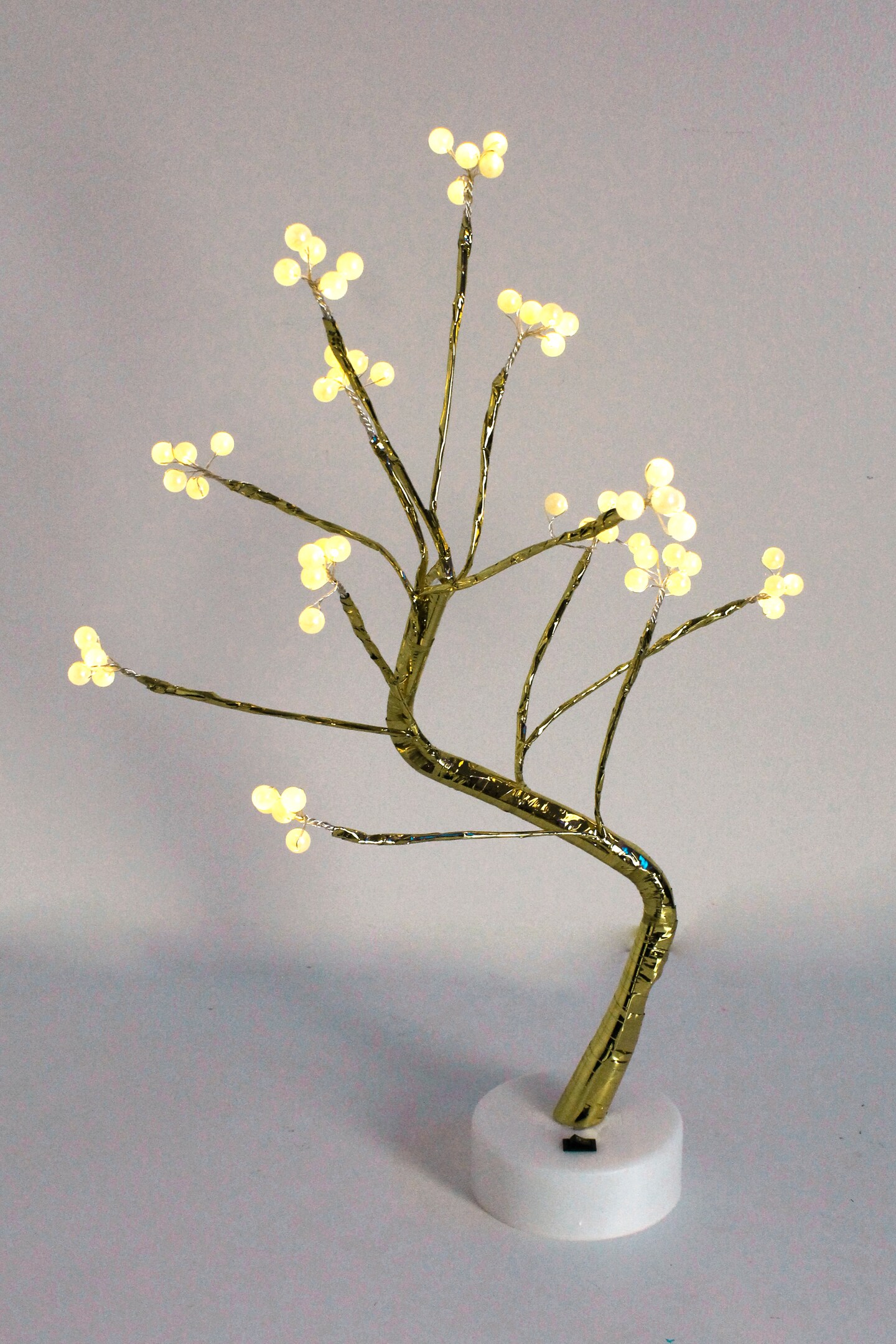 Perfect Holiday 60LED Tree Lights Bulbs, Battery Operated - Warm White