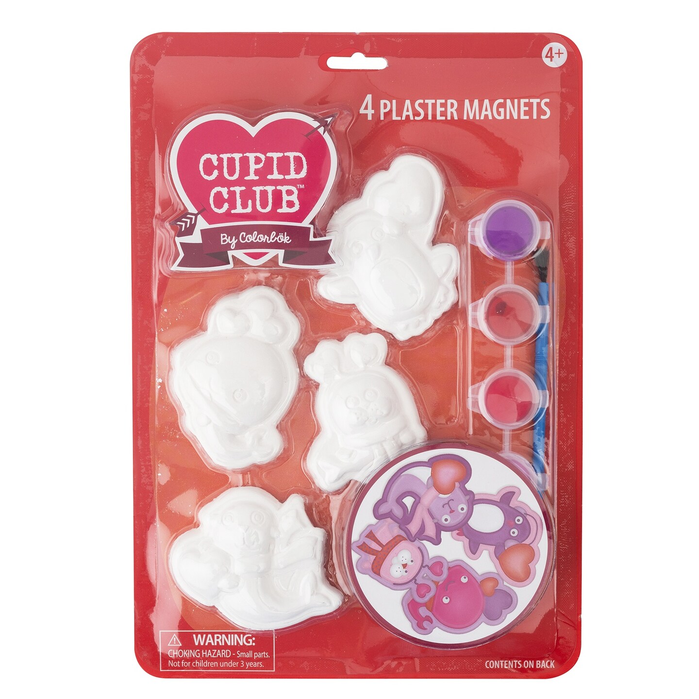 Colorbok Cupid Club Plaster Set 4/PkgArctic Stencils & Forms