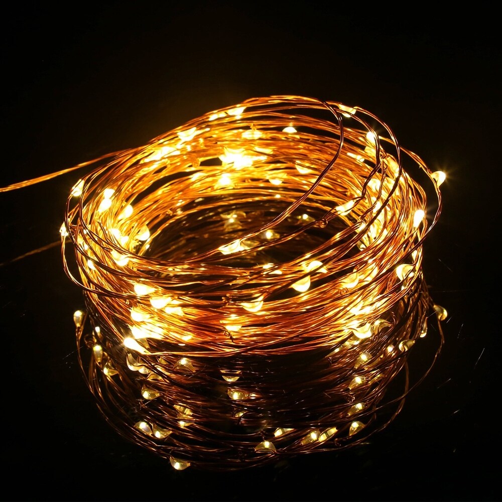 Perfect Holiday LED Copper Wire String Light - Battery Operated