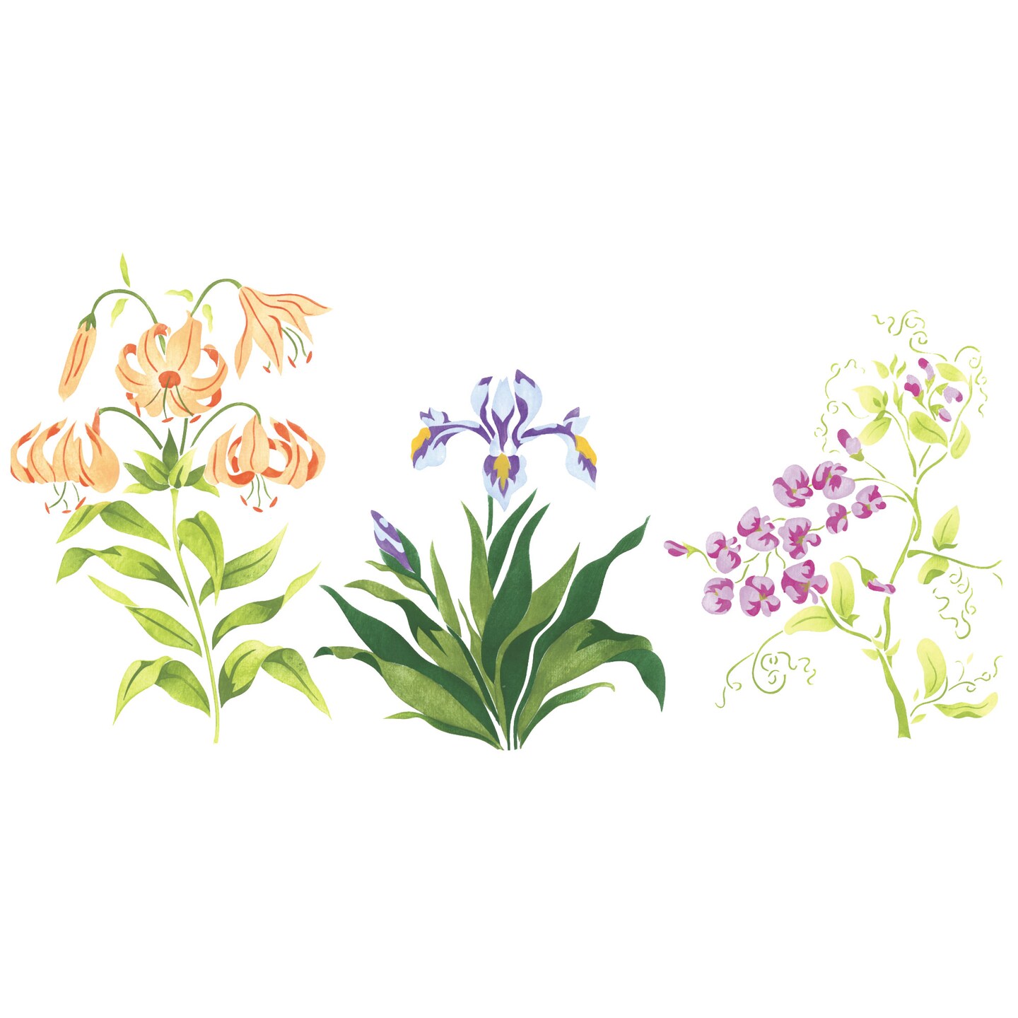 Reusable Flowers Stencils (3 Pack) | Spring Collection