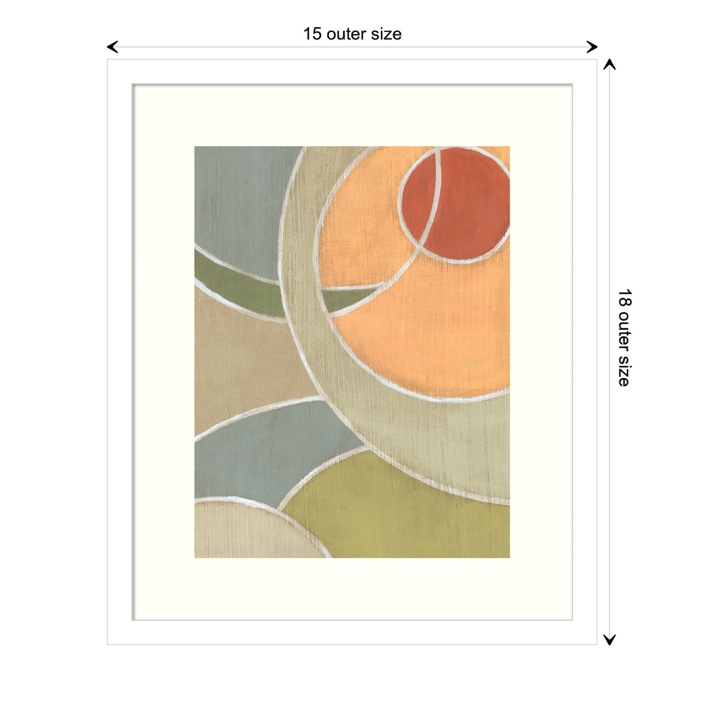 Mountain Vista II by Madeline Clark Wood Framed Wall Art Print