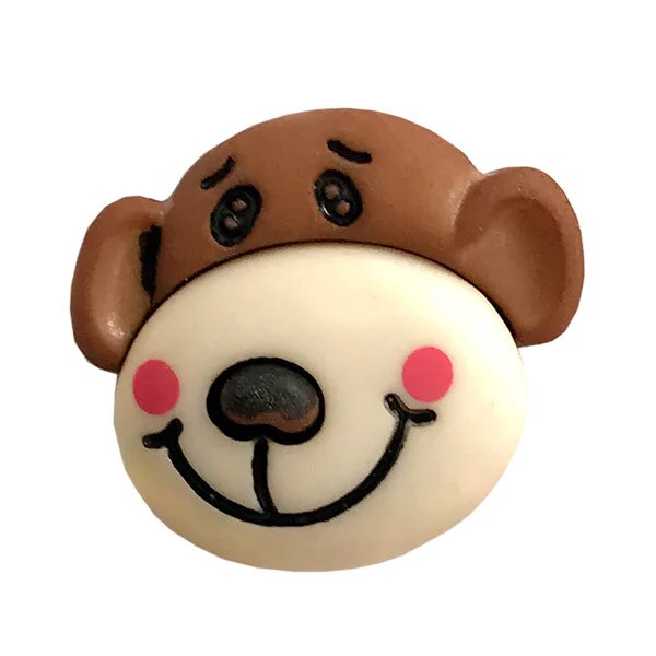 Buttons Galore and More 3D Bulk Buttons - Max the Monkey - 25 Buttons