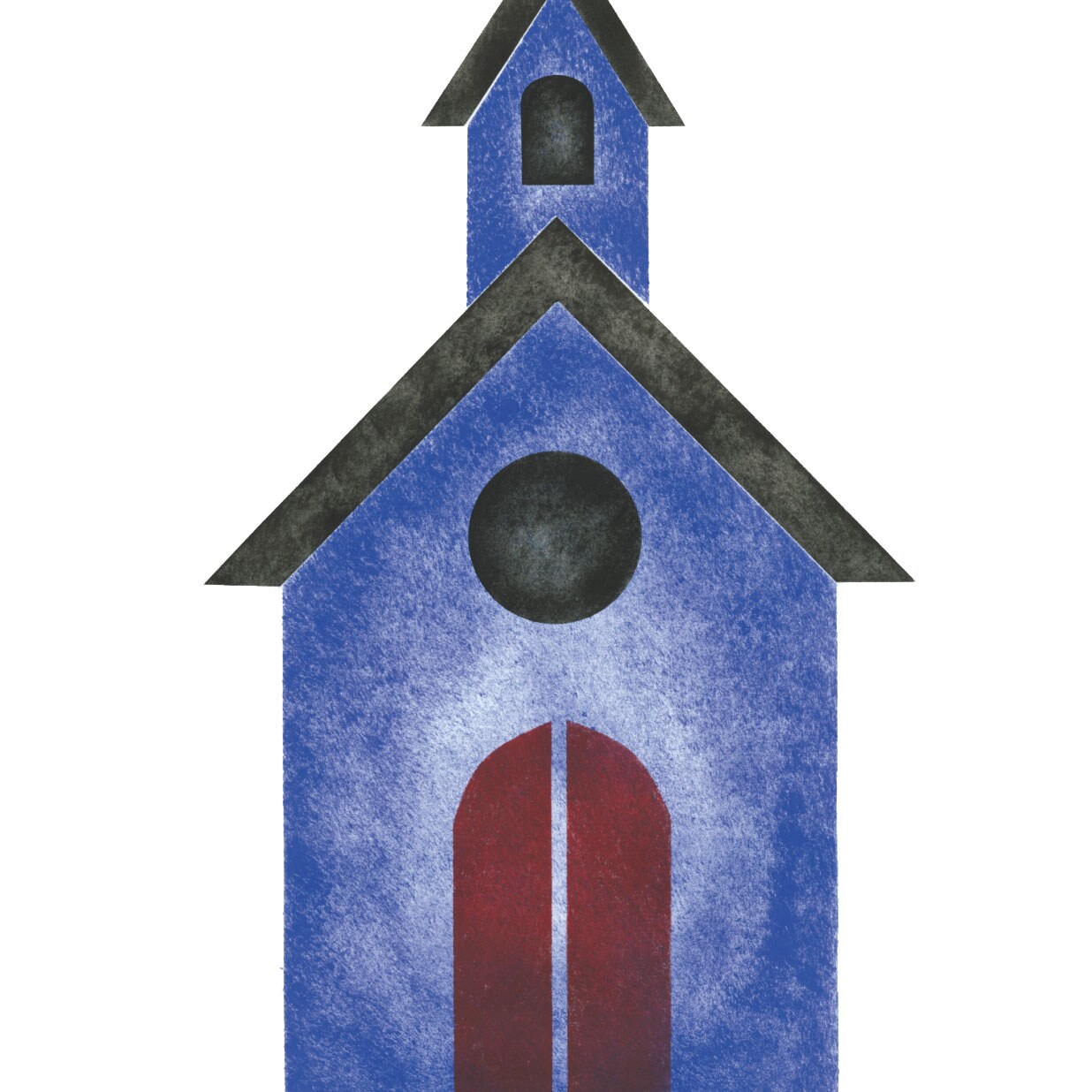 Church Birdhouse Wall Stencil | 1126 by Designer Stencils | Outdoor Stencils | Reusable Art Craft Stencils for Painting on Walls, Canvas, Wood | Reusable Plastic Paint Stencil for Home Makeover | Easy to Use &#x26; Clean Art Stencil