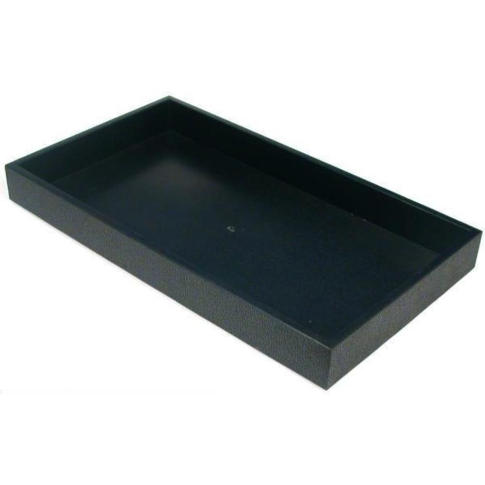 Black Velvet Ring Display Jewelry Showcase Counter Tray