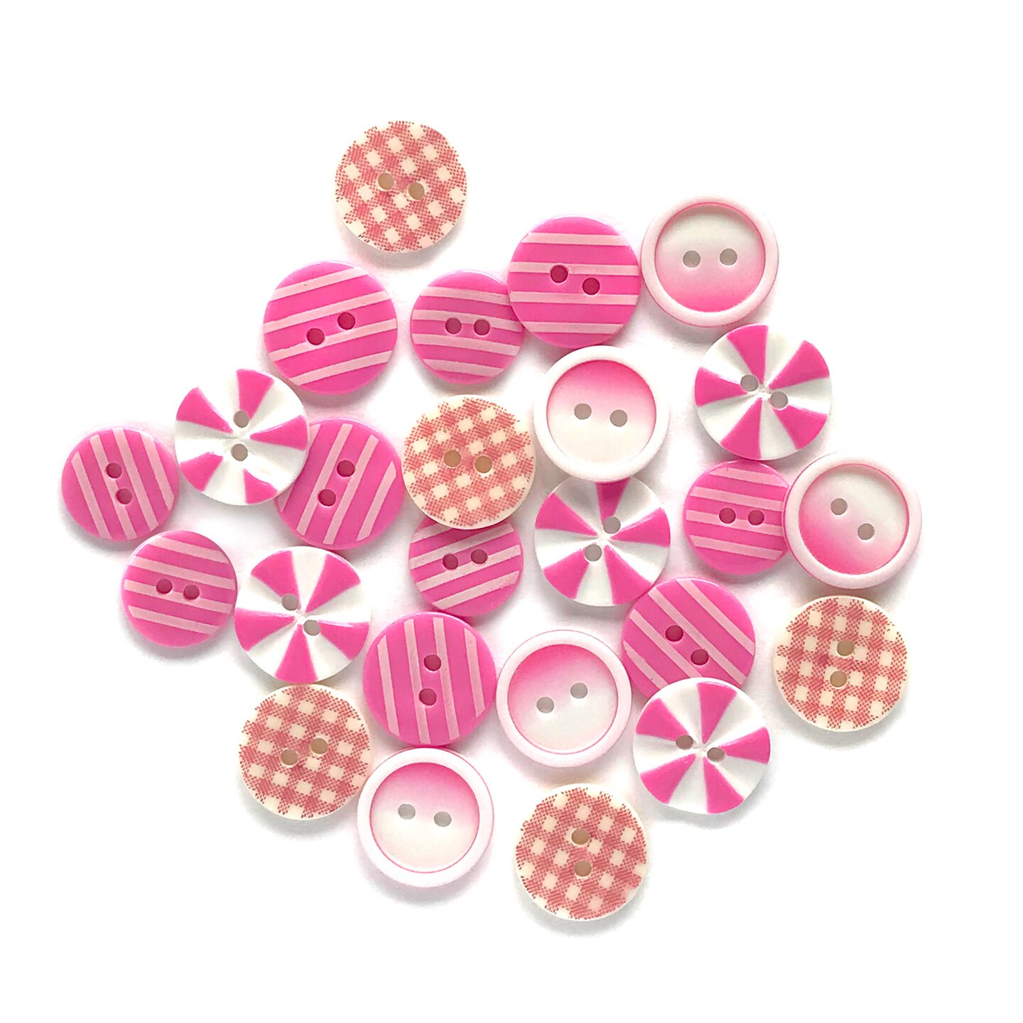 Buttons Galore and More Colorful Printed Buttons for Crafts & Sewing - 45 Buttons