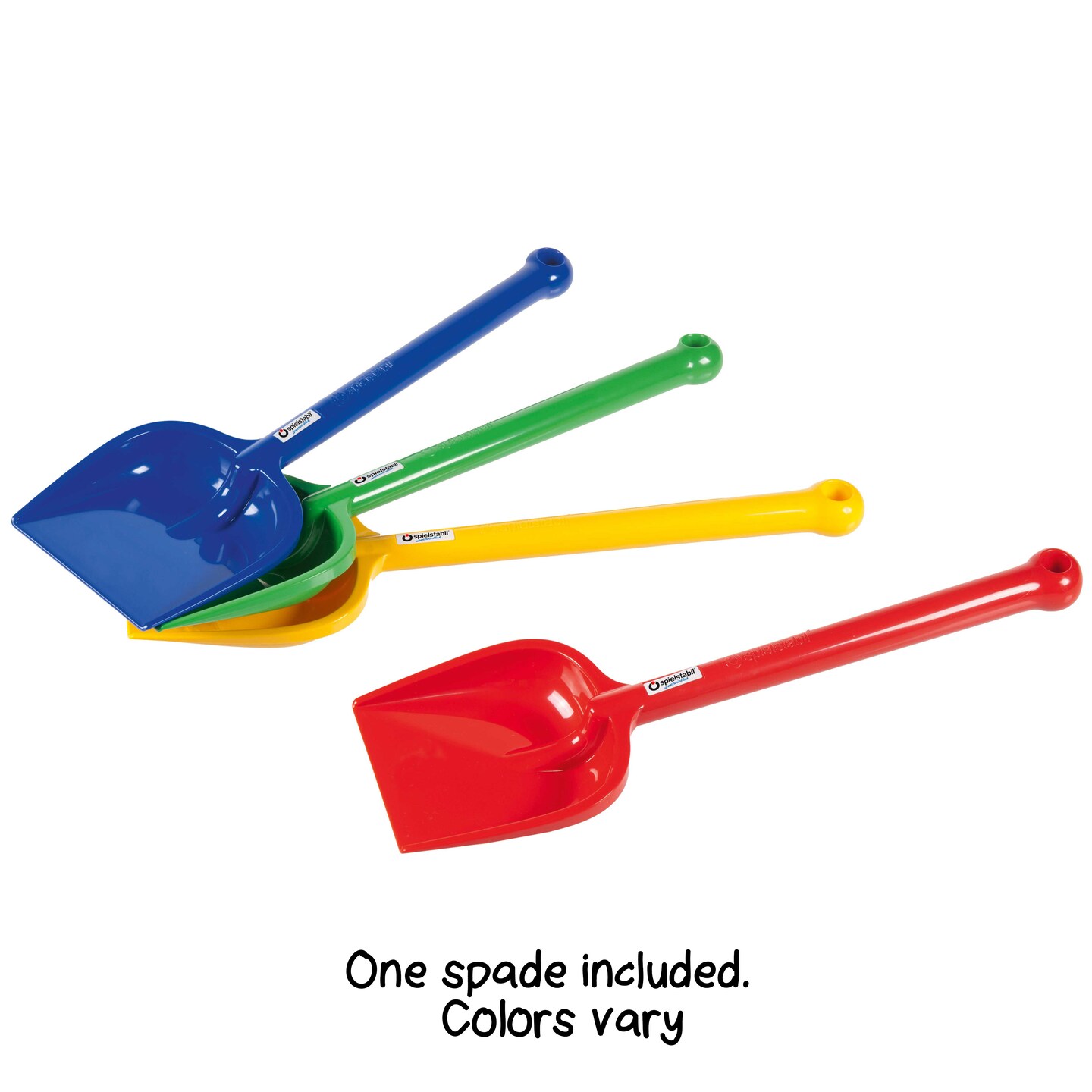 Spielstabil Short Handled Classic Children&#x27;s Spade - Sold Individually - Colors Vary (Made in Germany)