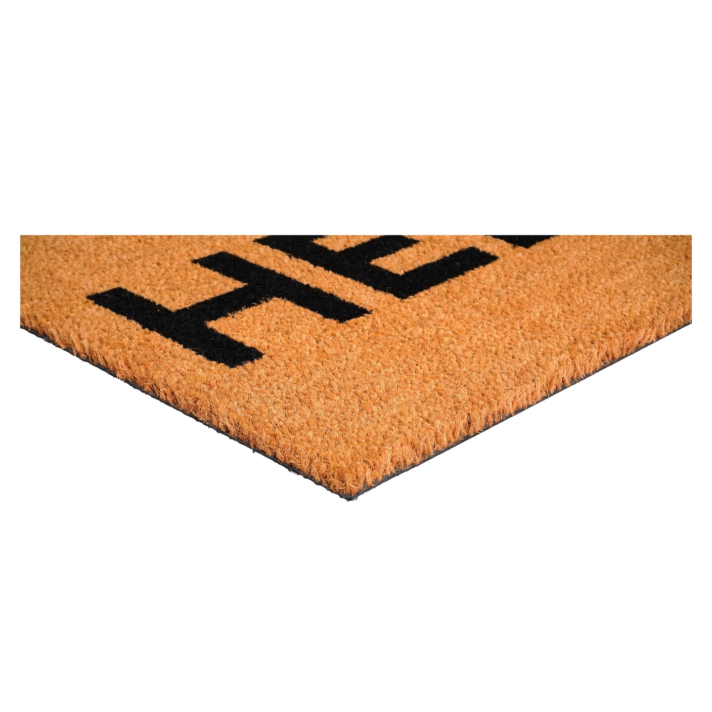 Contemporary Black Hello Doormat