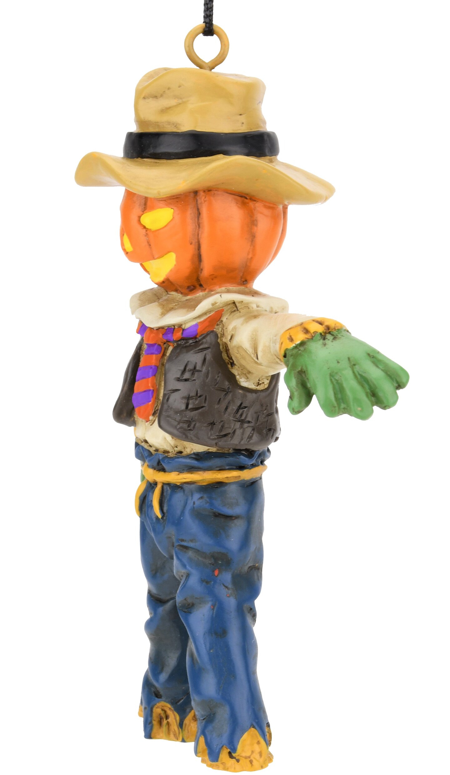 Pumpkin Head Scarecrow Halloween Ornament