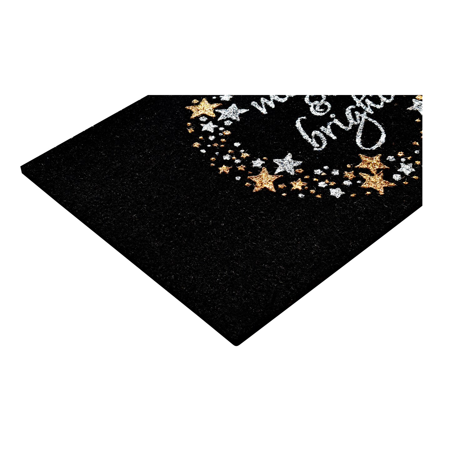 Star Holiday Greeting Doormat