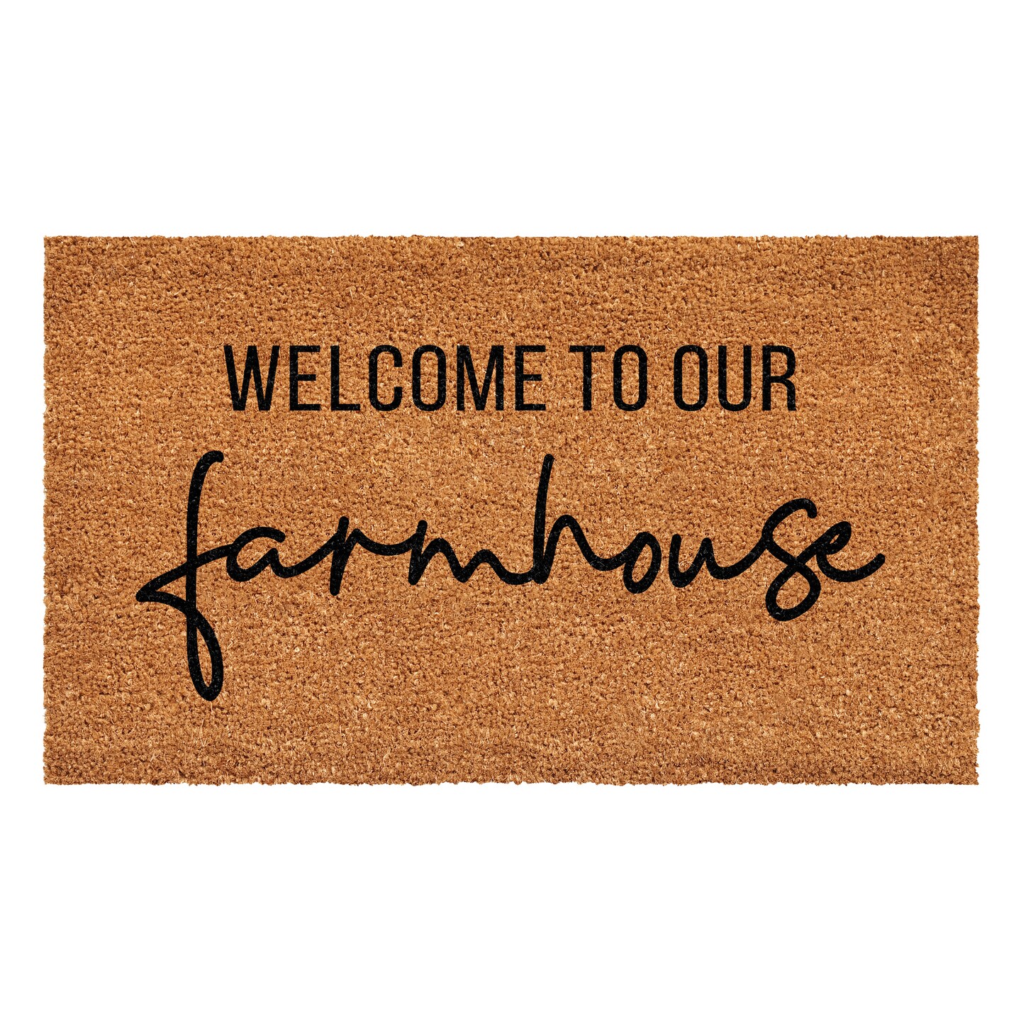 Welcome To Our Farmhouse Doormat 