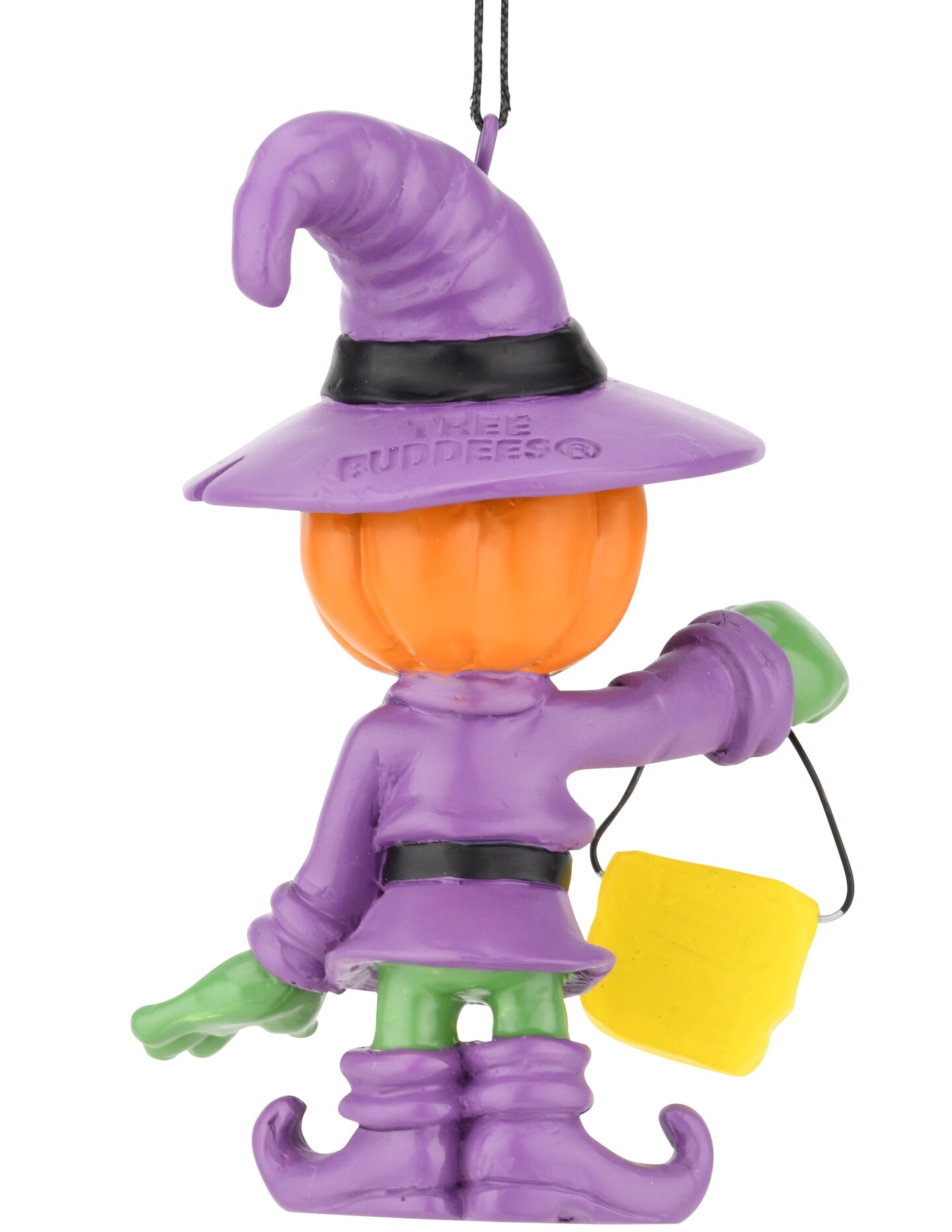 Trick or Treating Pumpkin Man Halloween Ornaments