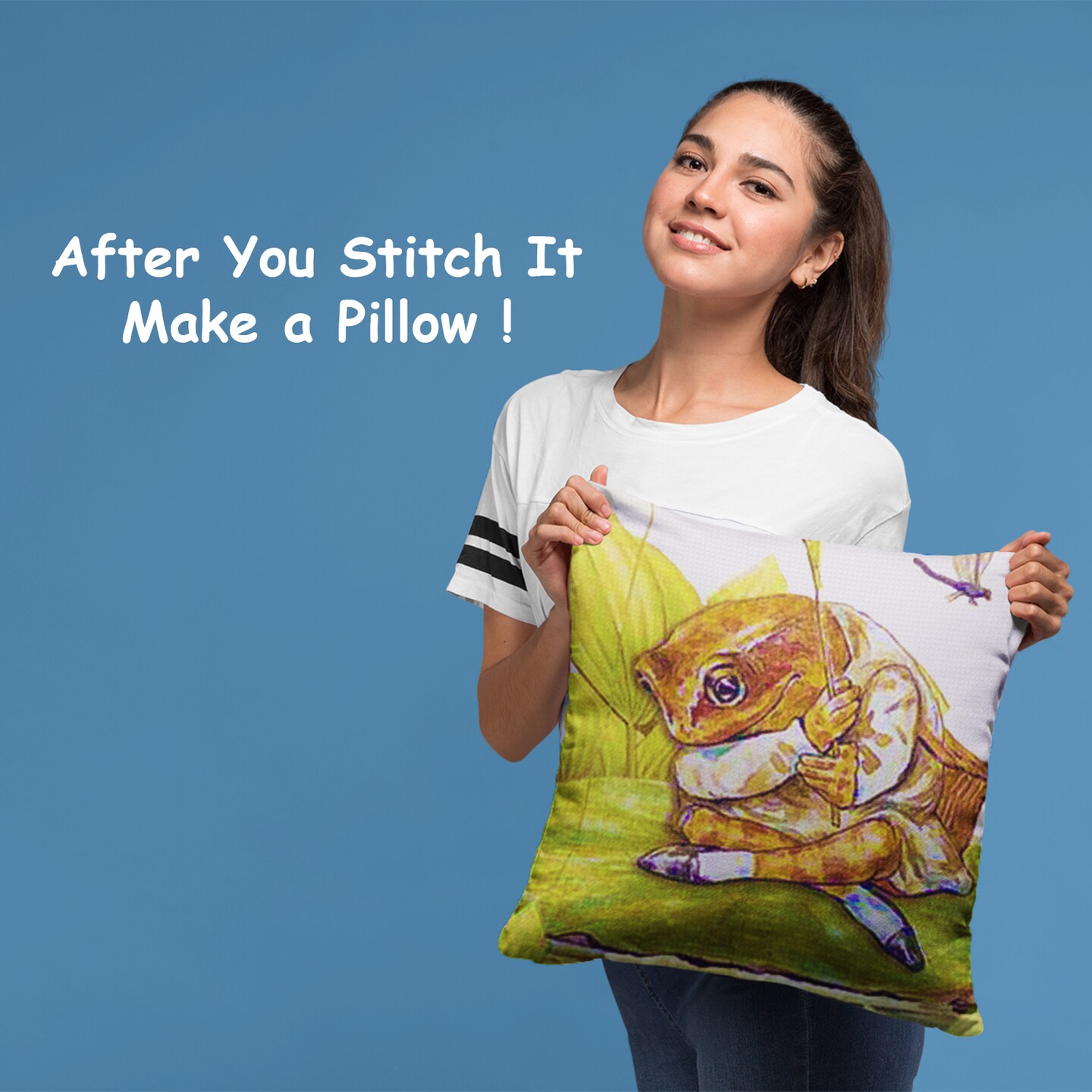 Jeremy Fisher Frog Detail inspired by Beatrix Potter Counted Cross Stitch Pattern