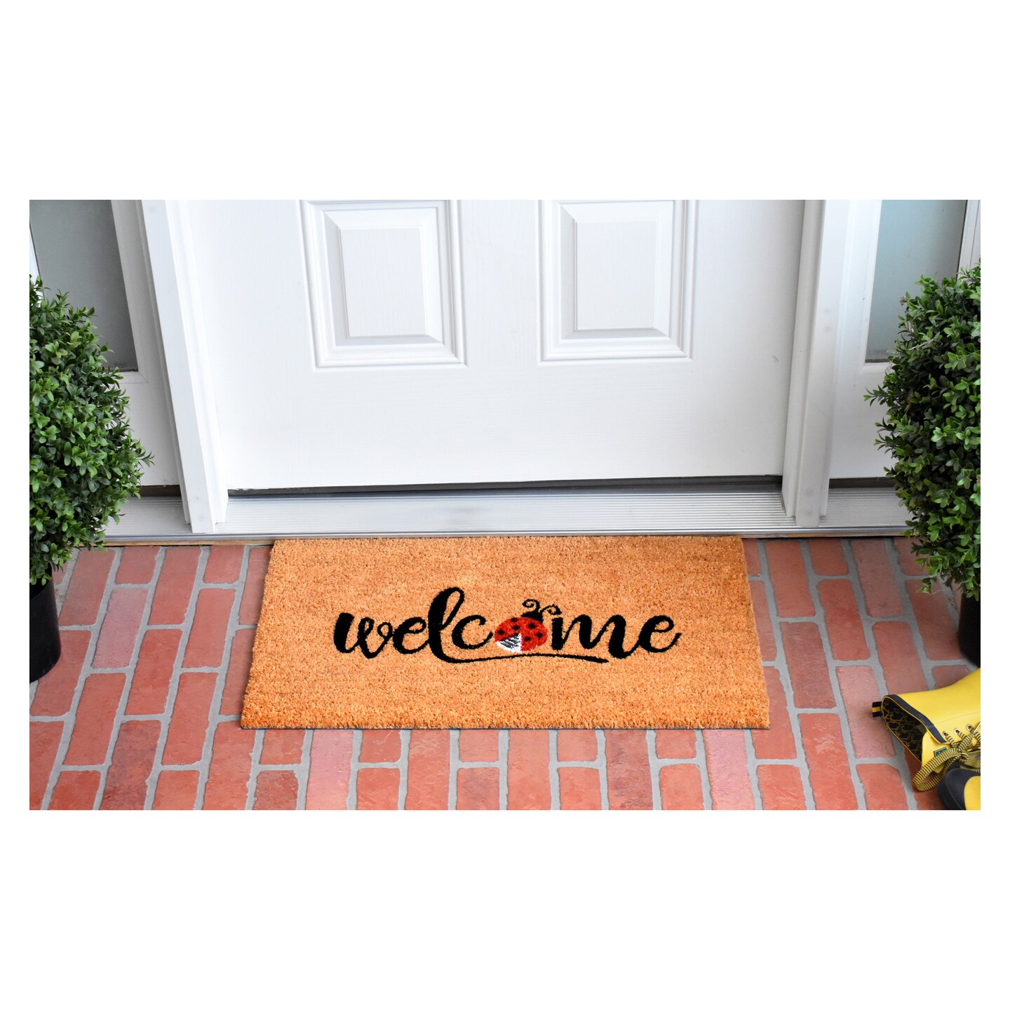 Welcome Ladybug Doormat | Rugs & Doormats | Michaels