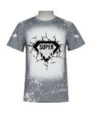 Gray Tie Dye 3XL Faux Bleach Sublimation Shirt