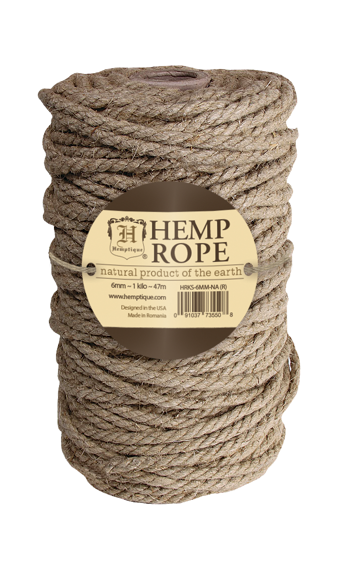 Hemptique Hemp Rope Kilo Spools Eco Friendly Sustainable Naturally Grown  Jewelry Bracelet Making Paper Crafting Scrapbooking Bookbinding Mixed Media  Crocheting Macrame Seasonal Holiday Gift Wrapping Outdoor Gardening