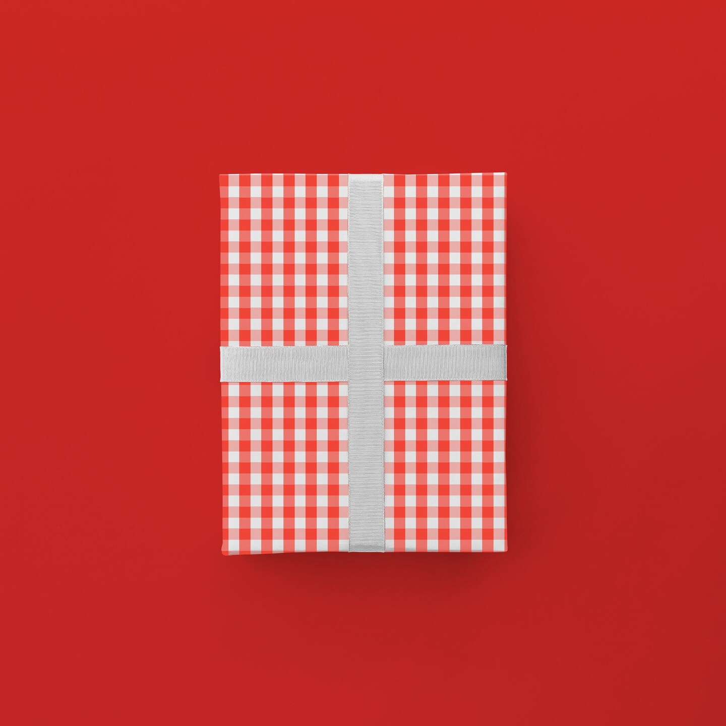 Red Vintage Gingham Gift Wrap Wrapping Paper Michaels