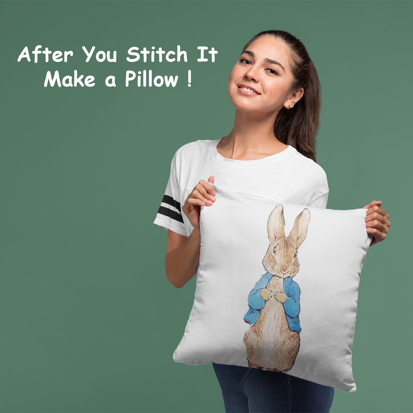 Peter Rabbit inspired by Beatrix Potter Counted Cross Stitch Pattern