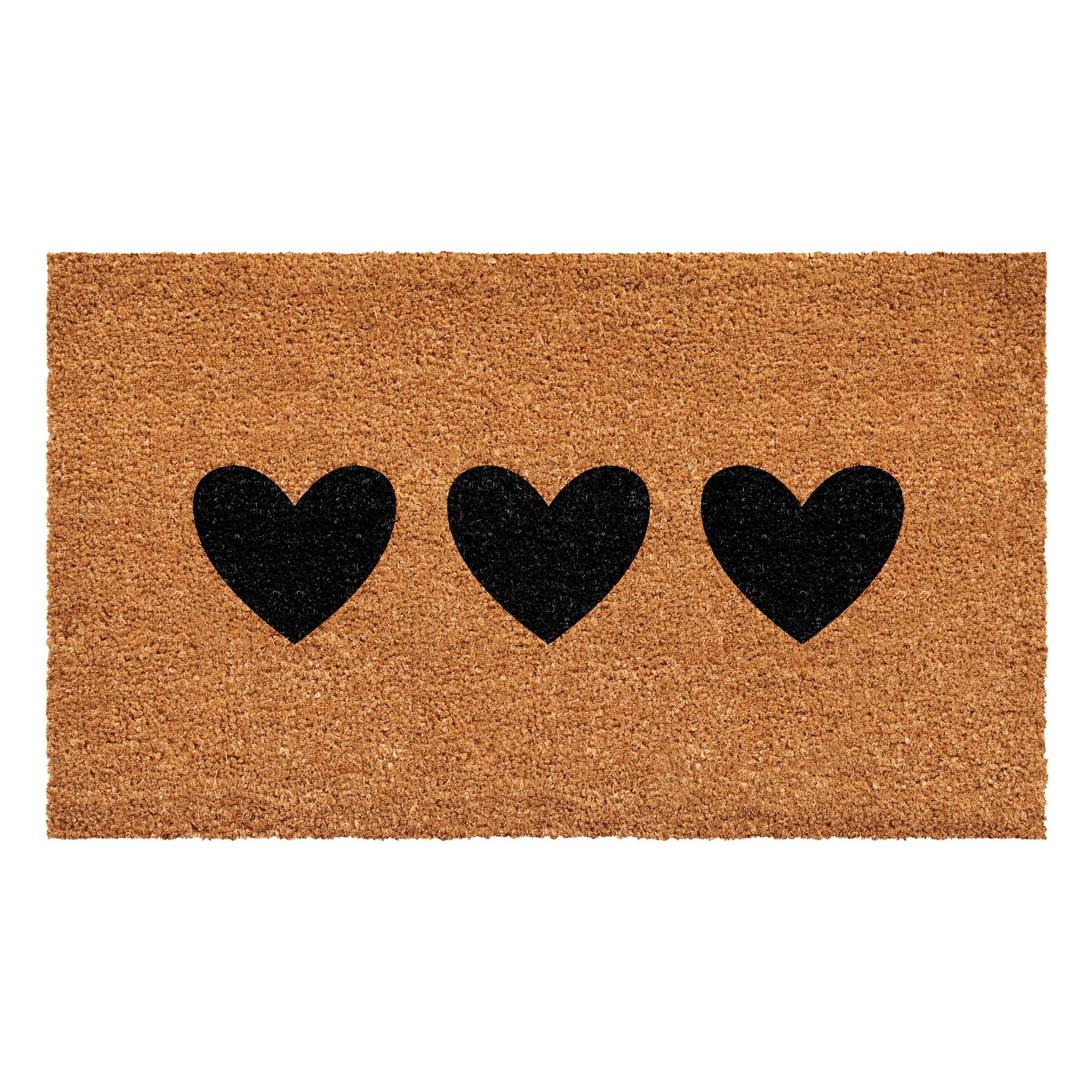 Trio Hearts Doormat