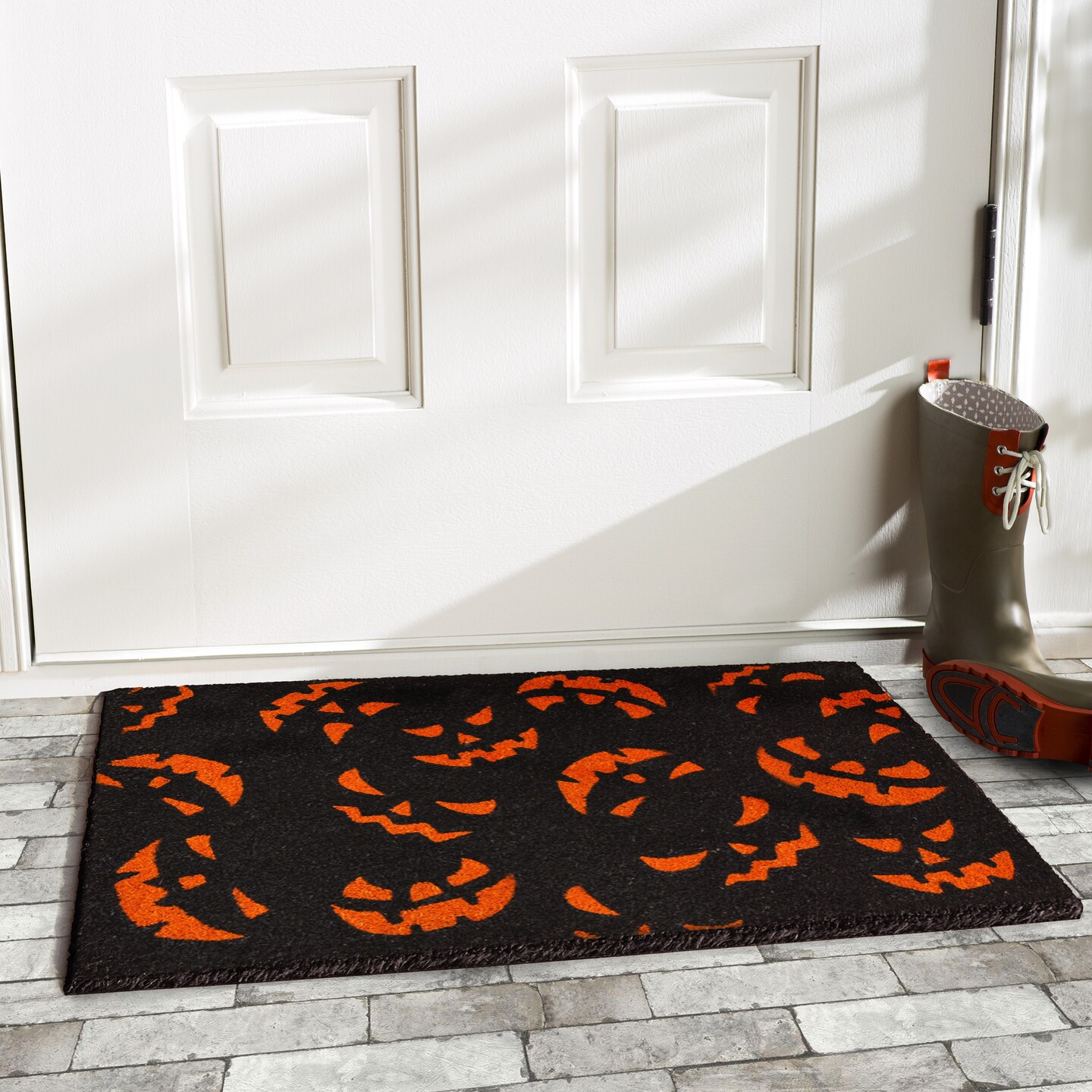 Scary Pumpkins Doormat