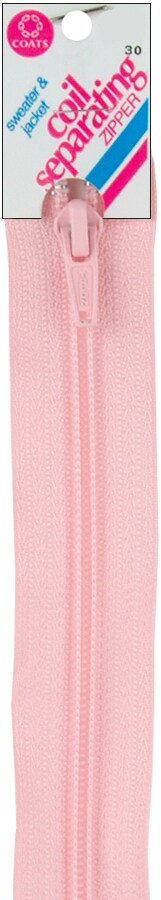 Coats Coil Separating Zipper 14 Light Pink Zippers Michaels