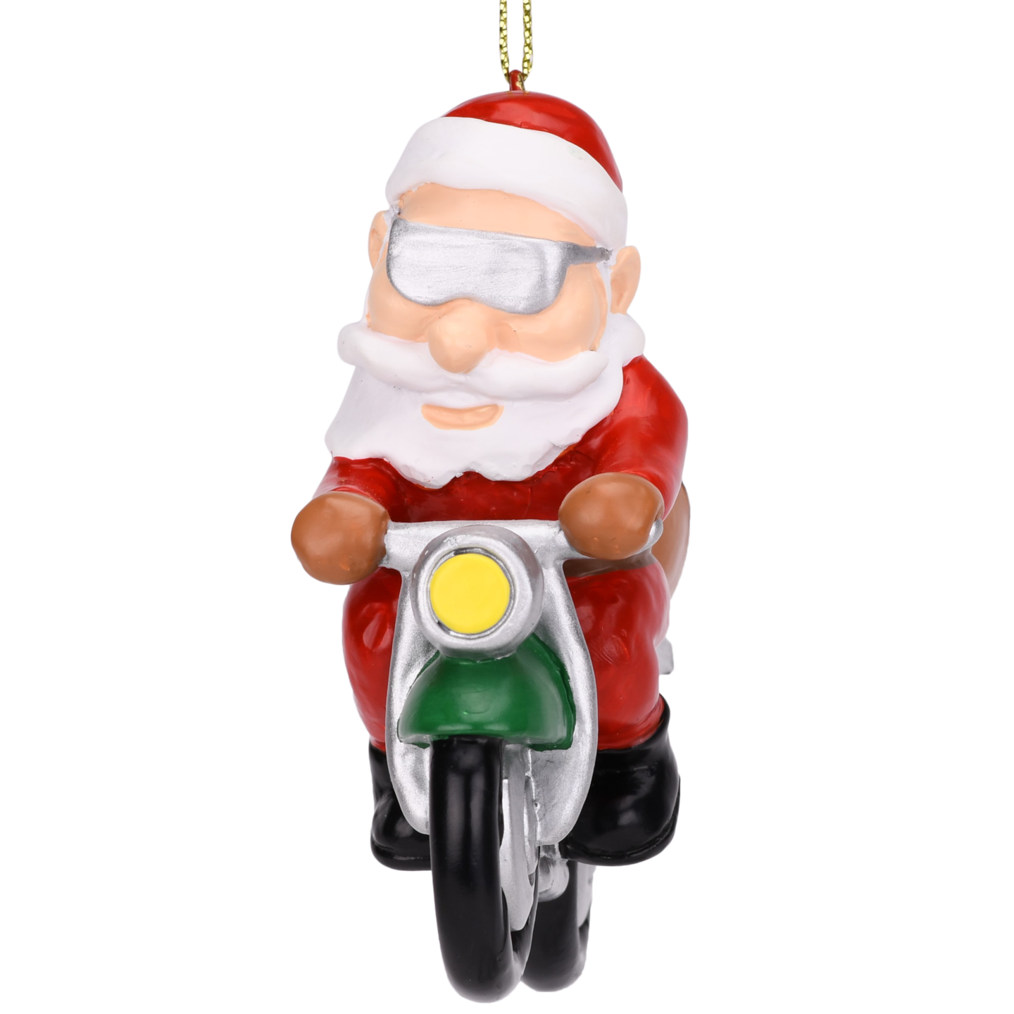 Tree Buddees Biker Santa Claus Motorcycle Christmas Tree Ornament