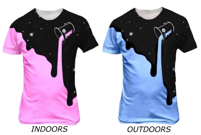 Color Changing Sun UV Activated Photochromic Fabric Paint DIY Color Changing Shoes TShirts