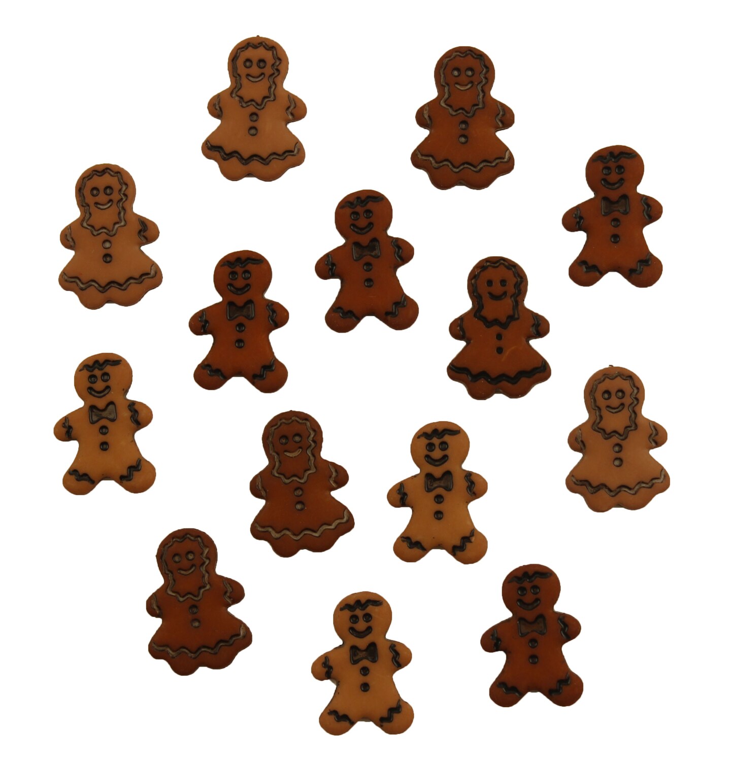 Buttons Galore 50+ Assorted Christmas Buttons for Sewing & Crafts - Set of 6 Button Packs - Christmas Set 3