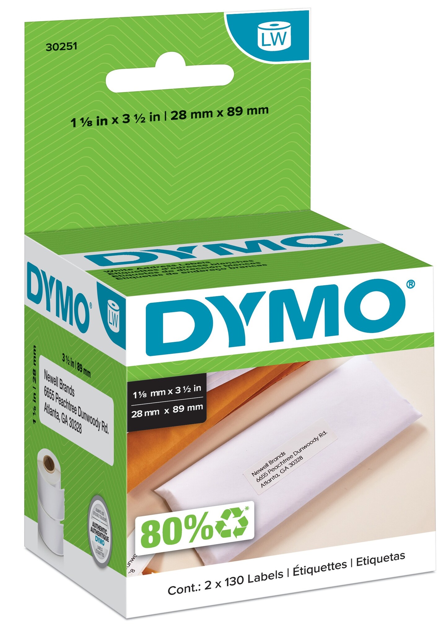 dymo-address-labels-1-1-8-x3-1-2-260-pkg-white-accessories-michaels