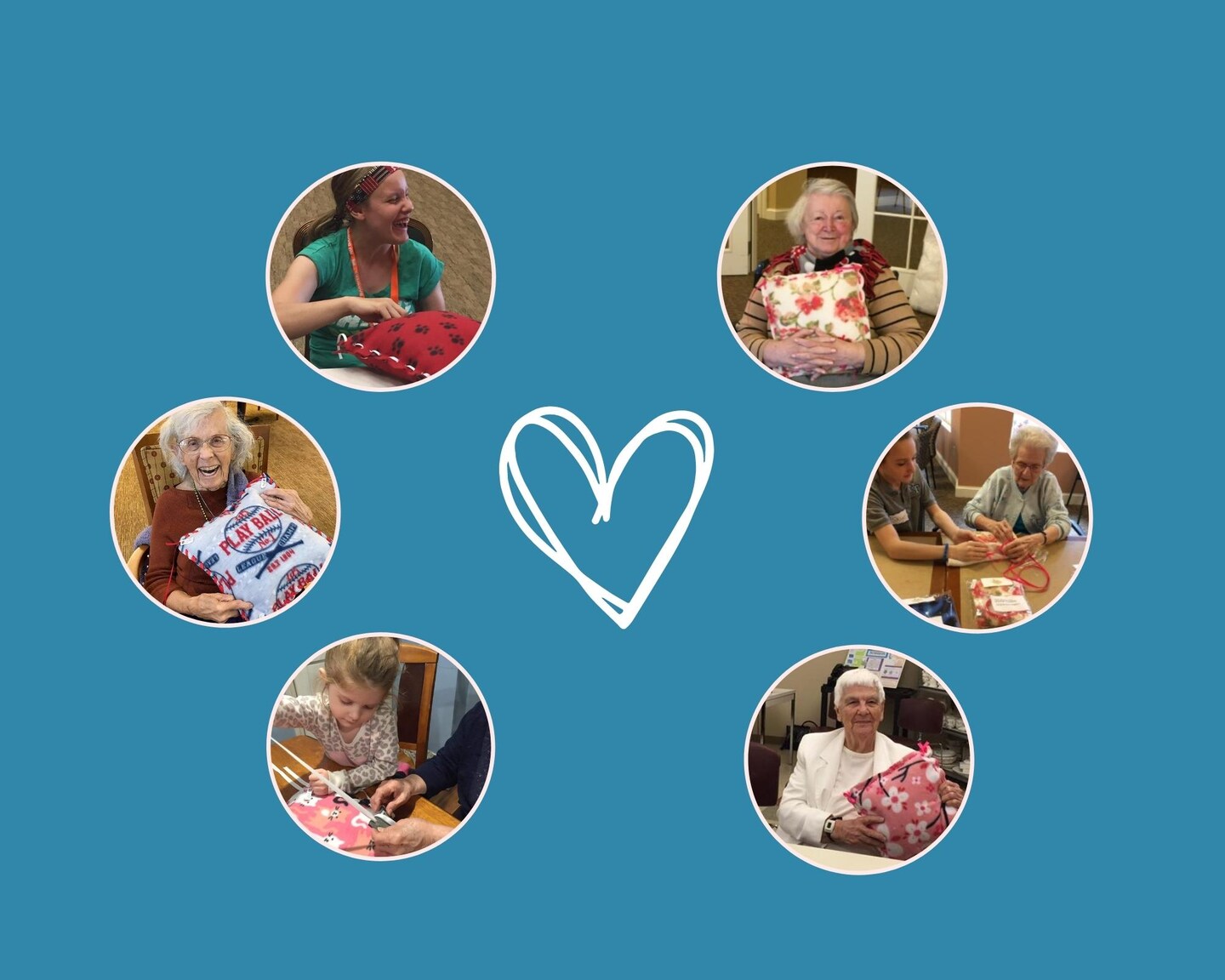 Make Your Own Fleece Pillow Kit for Elderly, Low Vision, Dementia, Blind, Disabled &#x26; Children Friendly, No Knotting, Simple Lacing, Insert Included, Navy with Sunflowers Pattern