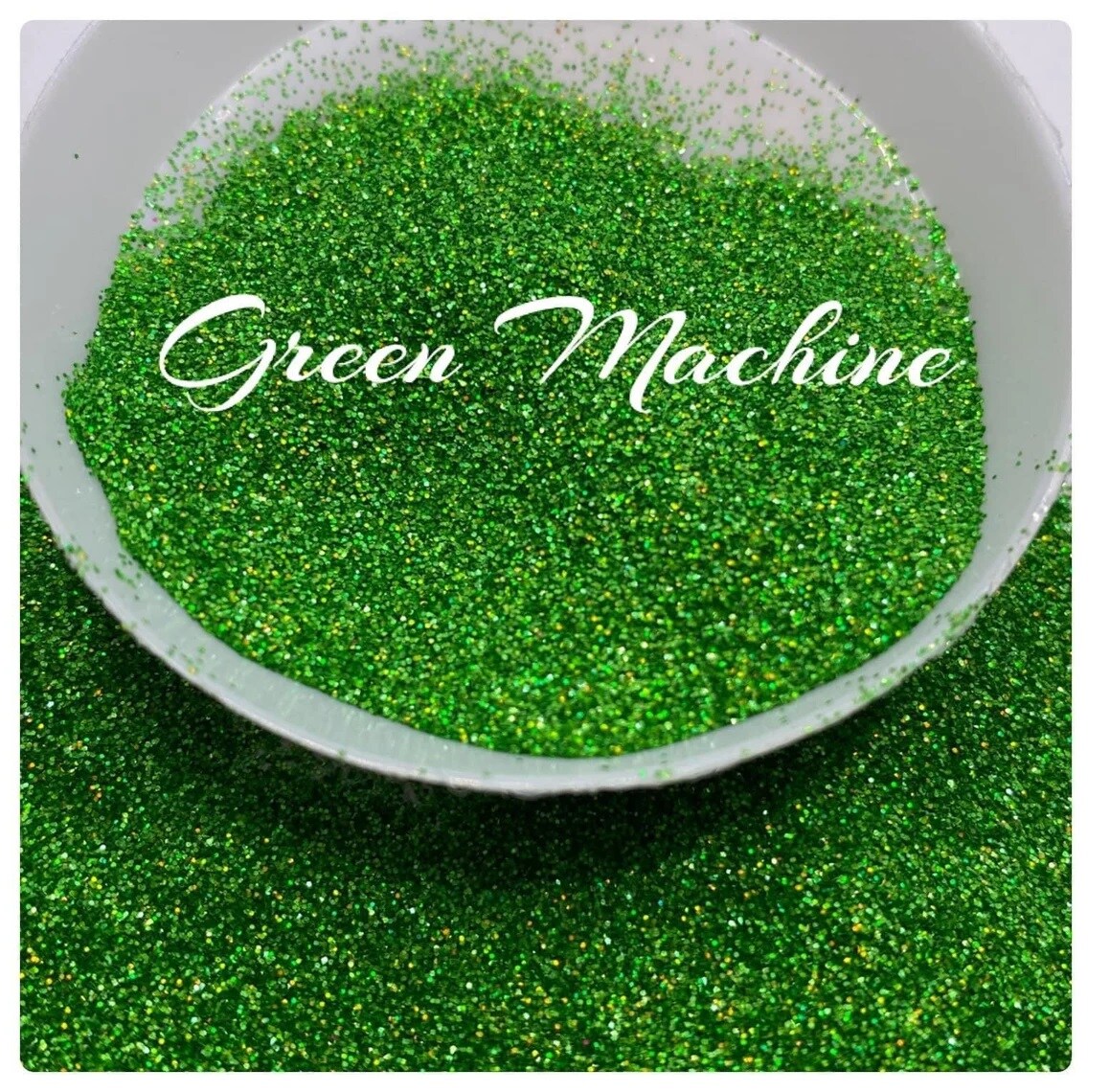 Green Machine: Fine glitter 1oz