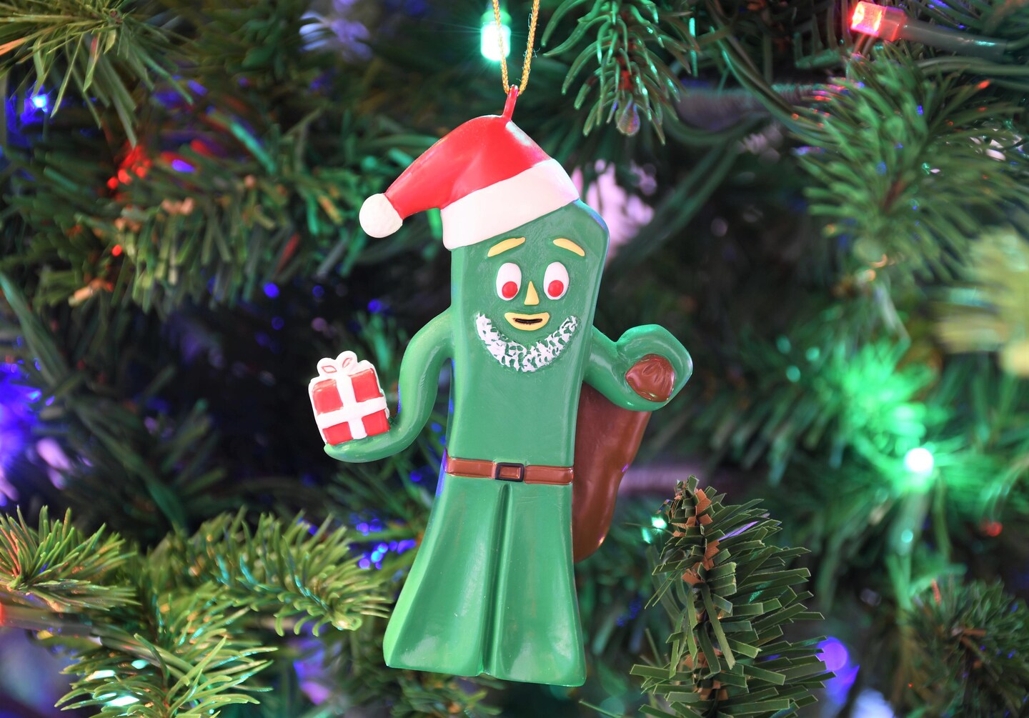 Santa Gumby Christmas Ornament Limited Edition