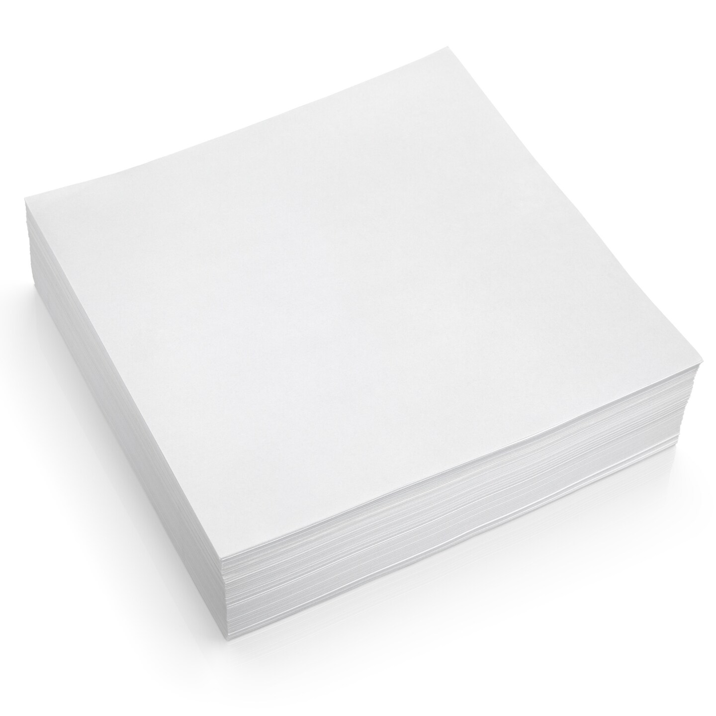 Precut Butcher Paper Sheets for Sublimation &#x26; Heat Press Crafts, (X-Large, 4.75 in x 4.75 in), White, Uncoated