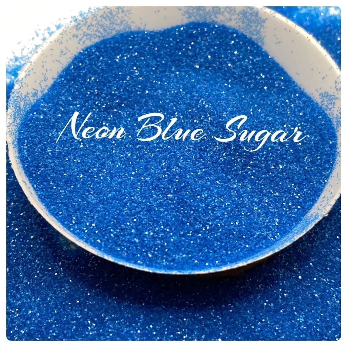 Neon Blue Sugar: Fine glitter 1oz