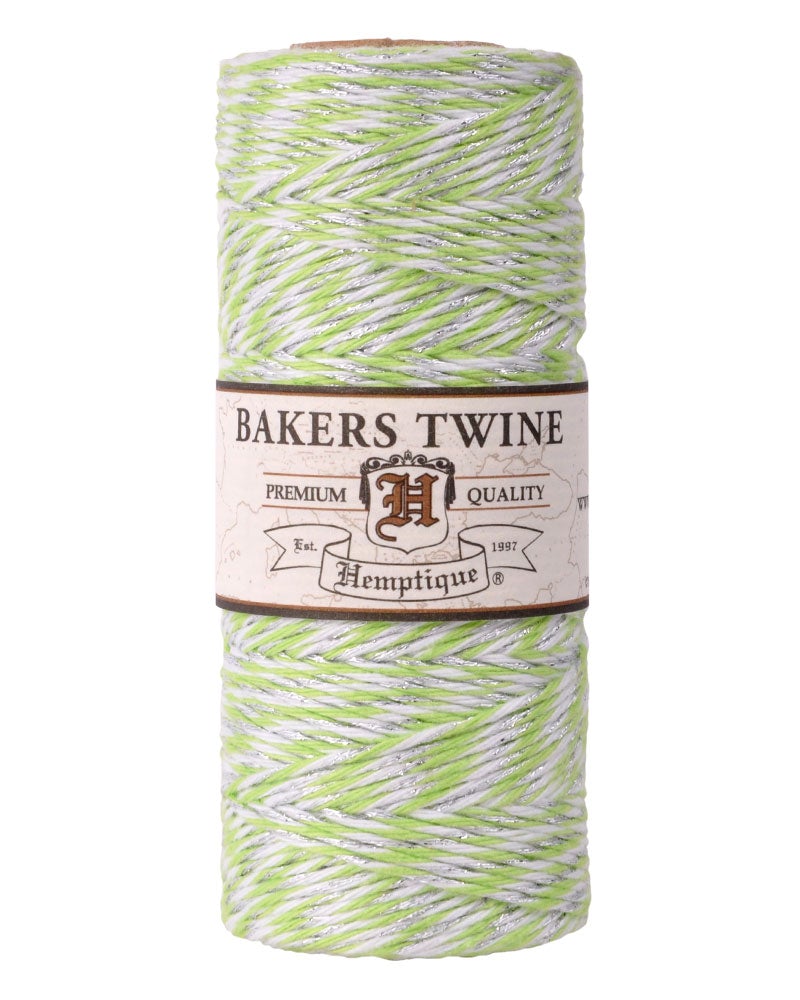 Hemptique Bakers Twine - Light Blue & Dark Blue & White - 410 Feet