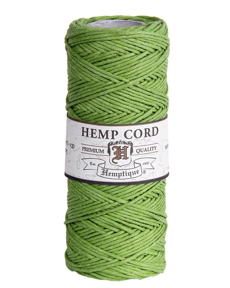 Hemptique 1mm #20 Hemp Cord Spools Jewelry Making Macrame Crochet Crafting Gift Wrapping