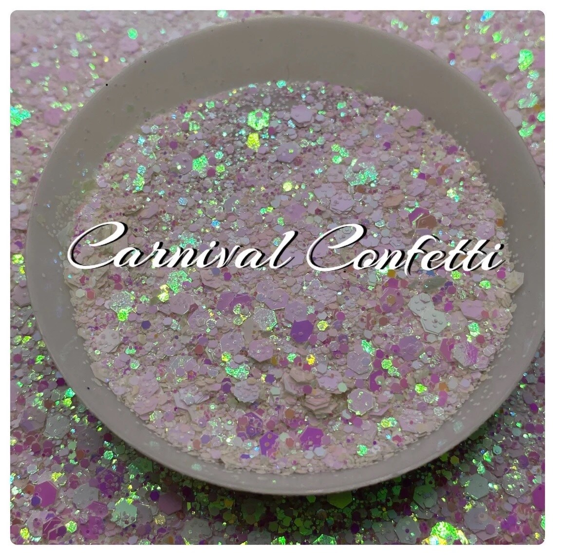Carnival Confetti: Chameleon chunky glitter 1oz