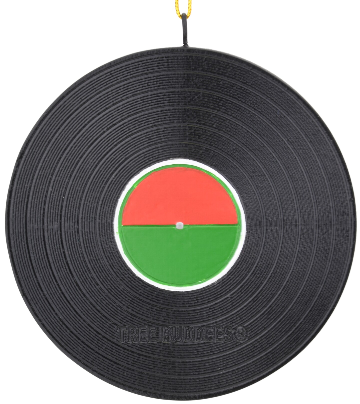 Tree Buddees Personalizable Record Turntable Music Christmas Ornament