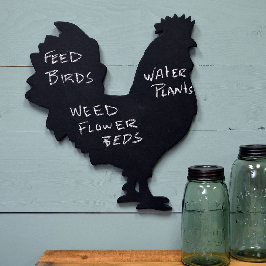 16 in. Unfinished Wooden Rooster Shape