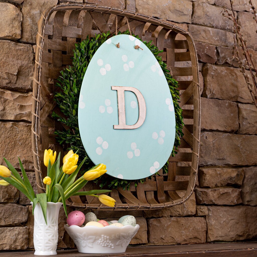 18 in. Unfinished Wooden Egg