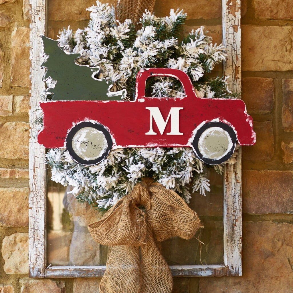 23 in. Unfinished Wooden Vintage Tree Truck