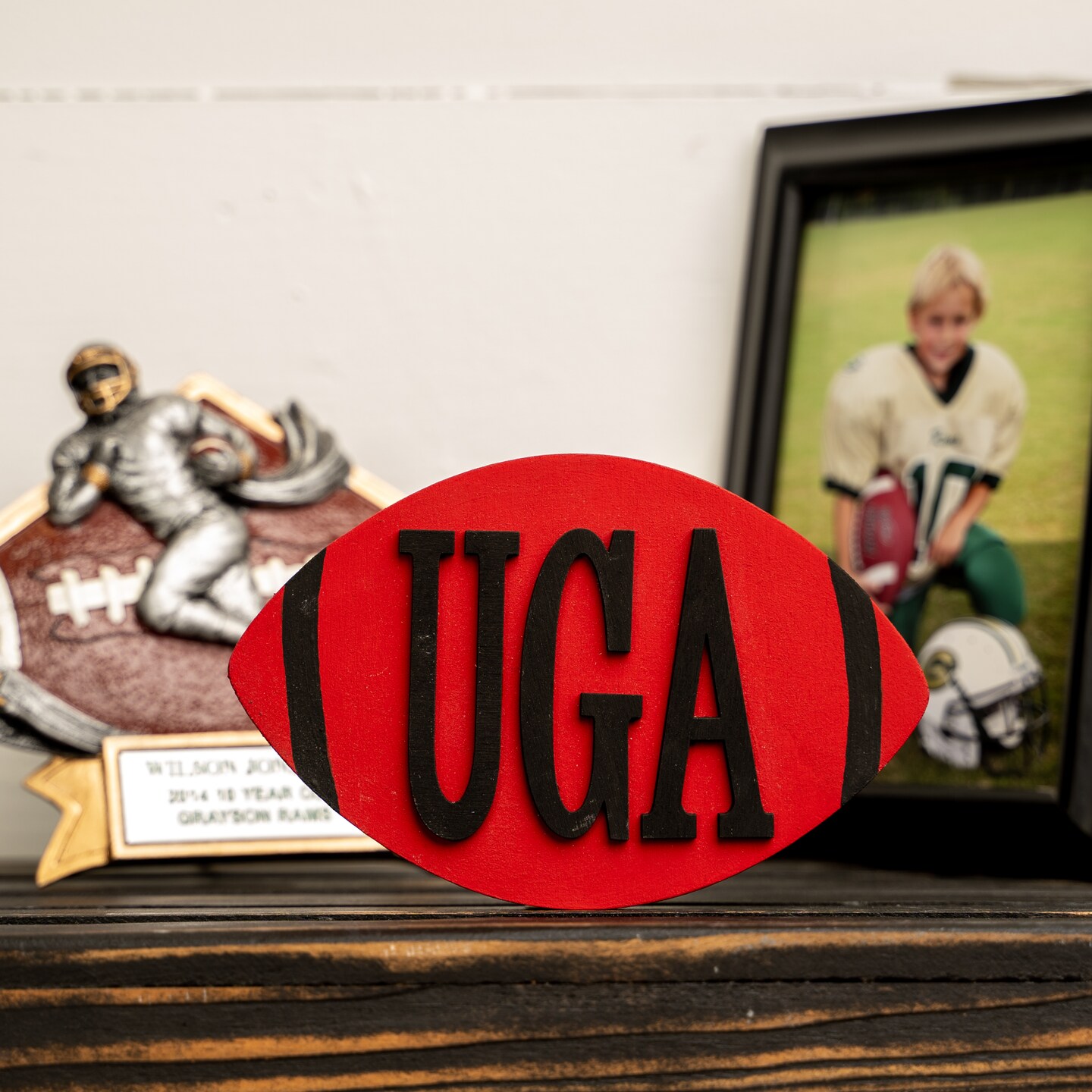 6 in. Unfinished Chunky Wooden Football Shape