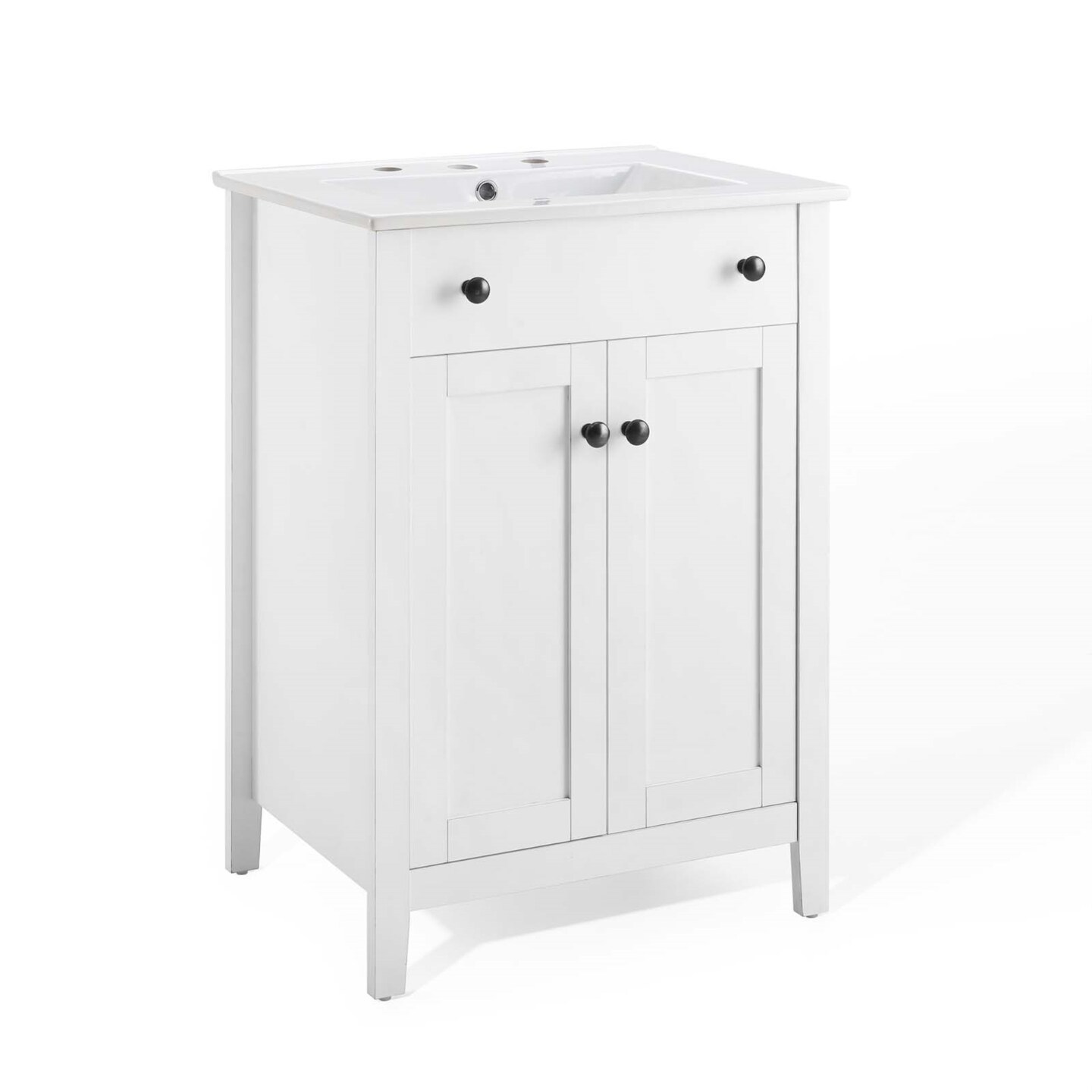 Nantucket 24" Bathroom Vanity White White Vanities & Vanity Stools