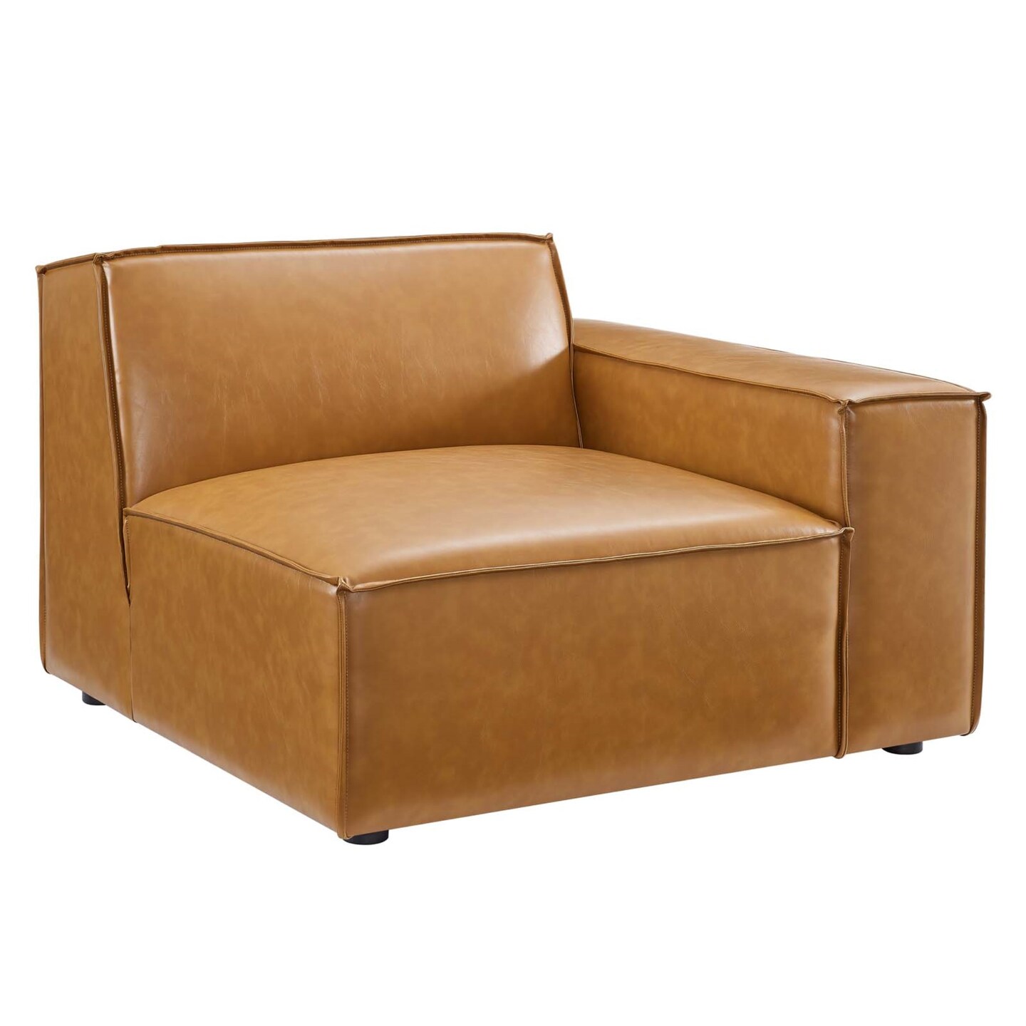 Restore Vegan Leather 3Piece Sofa Tan Accent Furniture Michaels