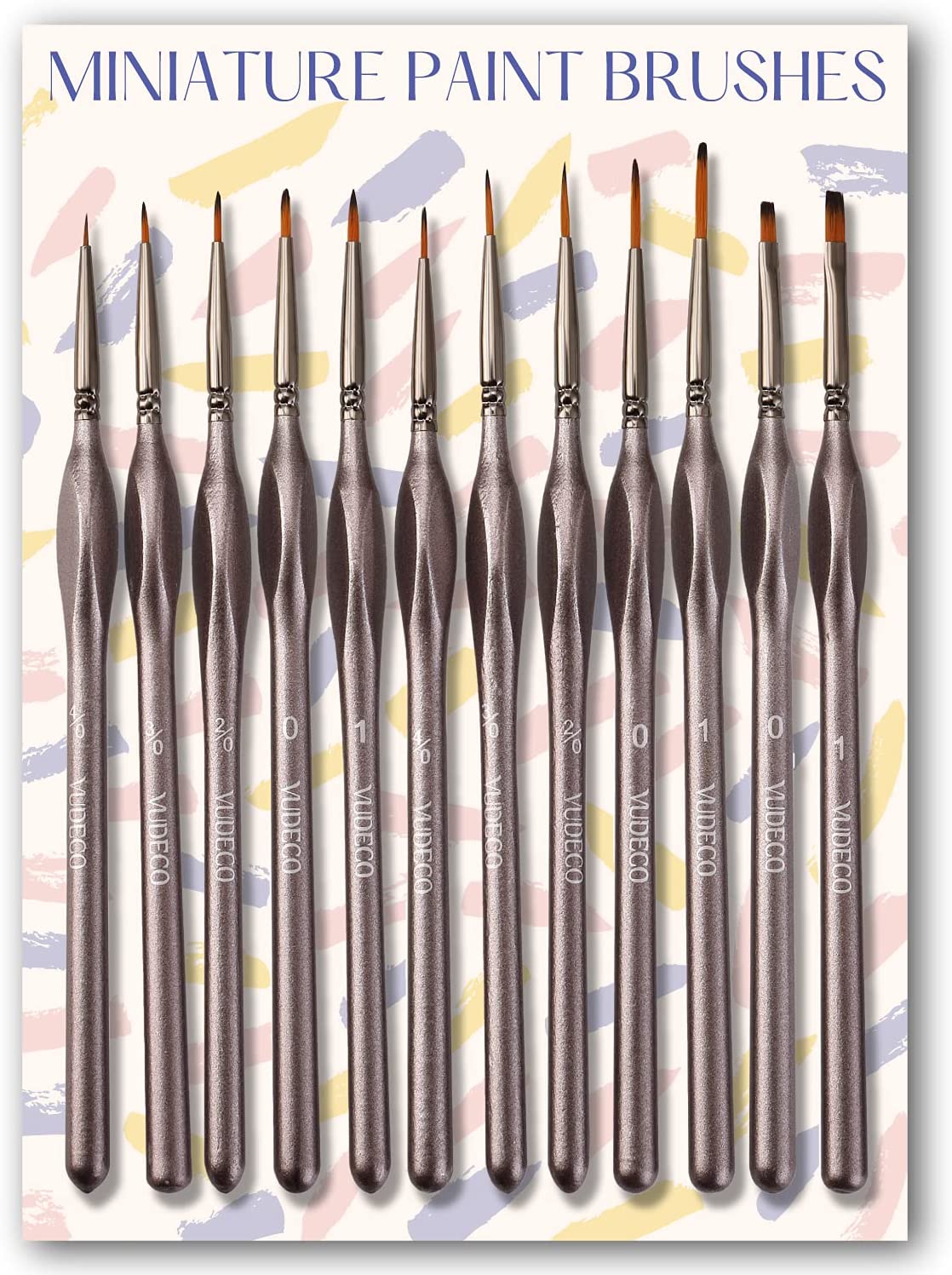 thumbnail image 2 of Major Brushes Extra Fine Detail Set – 10 Sable Brushes, Size 000, Model Making 2 of 3