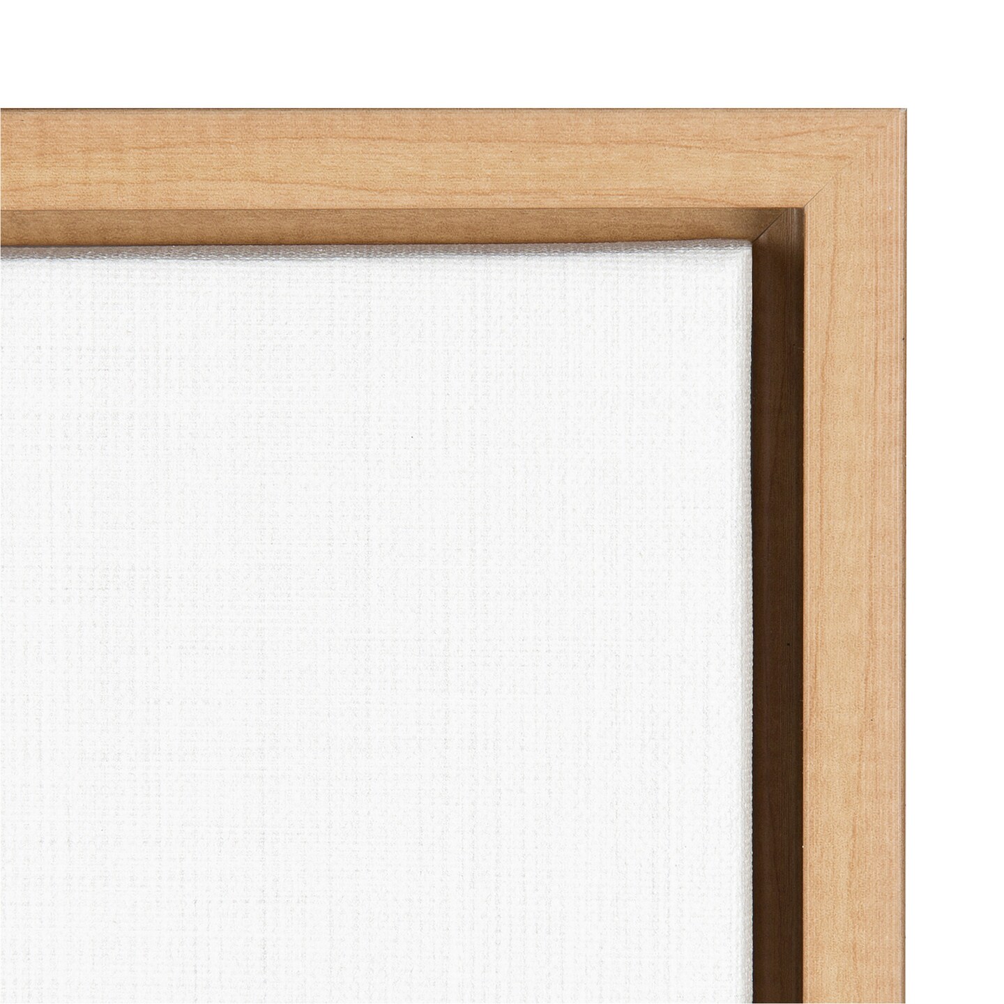 In the Clear (Beach) by Lupen Grainne 20-in. W x 16-in. H. Canvas Wall Art Print Framed in Natural